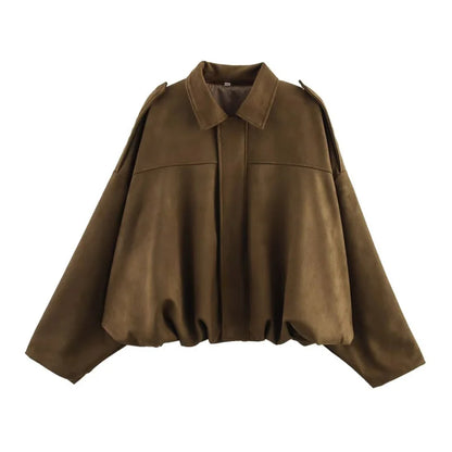 Calvera | Bomber Suede Efecto Premium