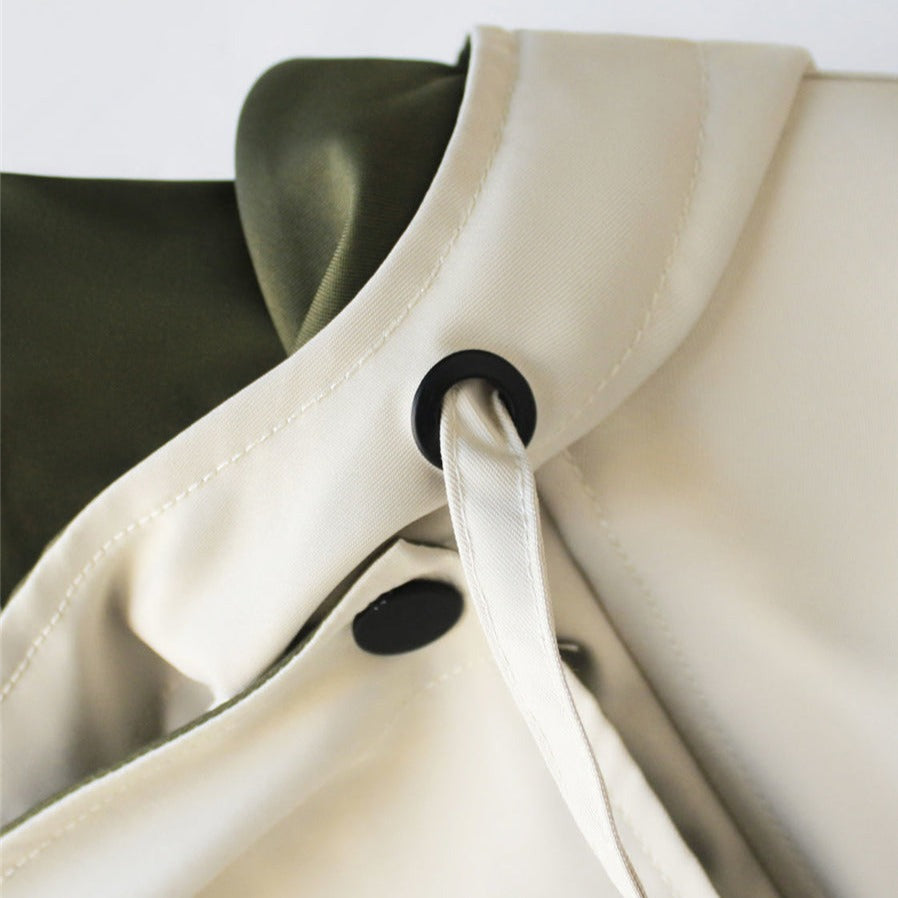 Mariel | Chaqueta con Capucha Bicolor
