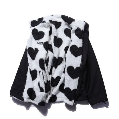 Azalea | Chaqueta Reversible con Corazón