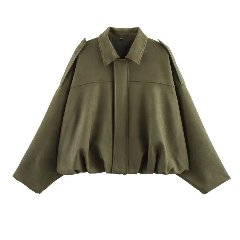 Calvera | Bomber Suede Efecto Premium
