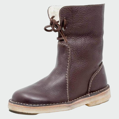 Elena | Zapatos piel impermeables lana