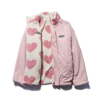 Azalea | Chaqueta Reversible con Corazón