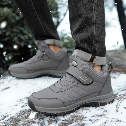 Zapatos de invierno ortopédicos de cuero