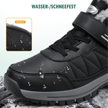 Zapatos de invierno ortopédicos de cuero