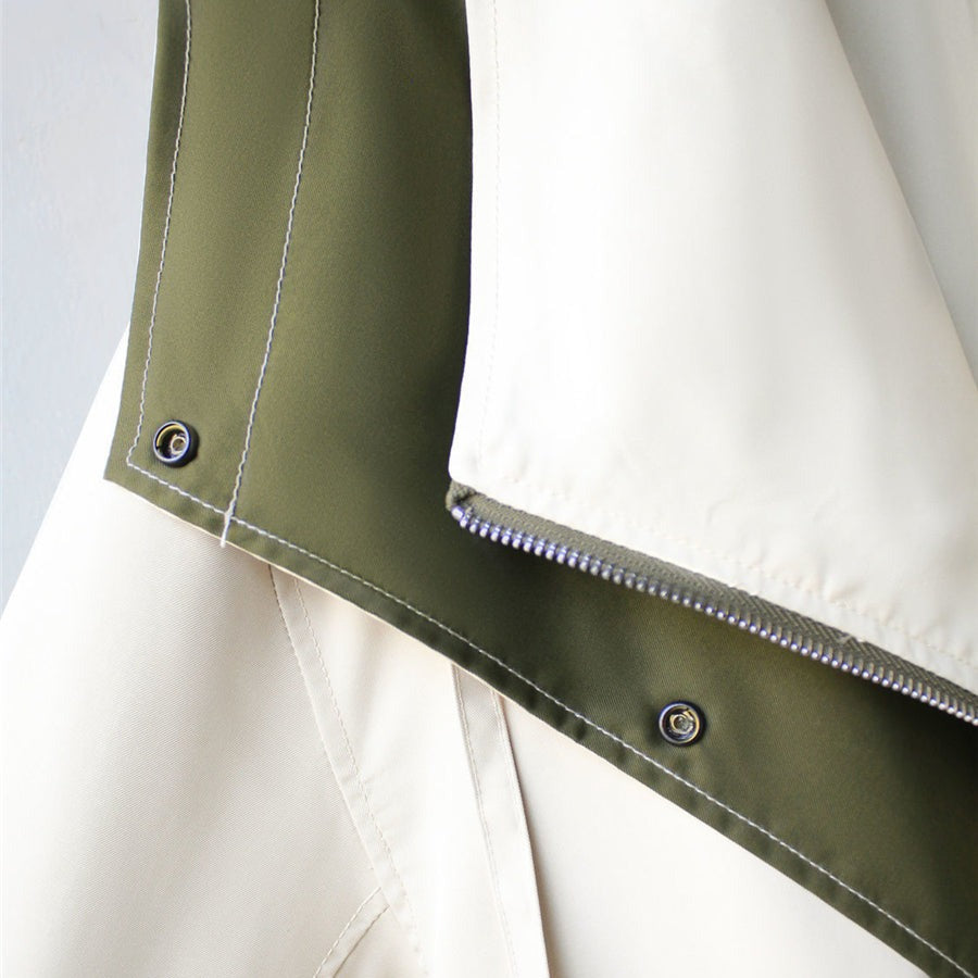Mariel | Chaqueta con Capucha Bicolor
