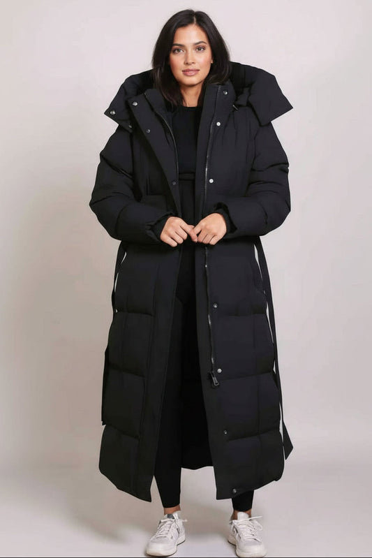 Eliza™ | Abrigo Puffer Largo de Lujo