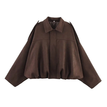Calvera | Bomber Suede Efecto Premium