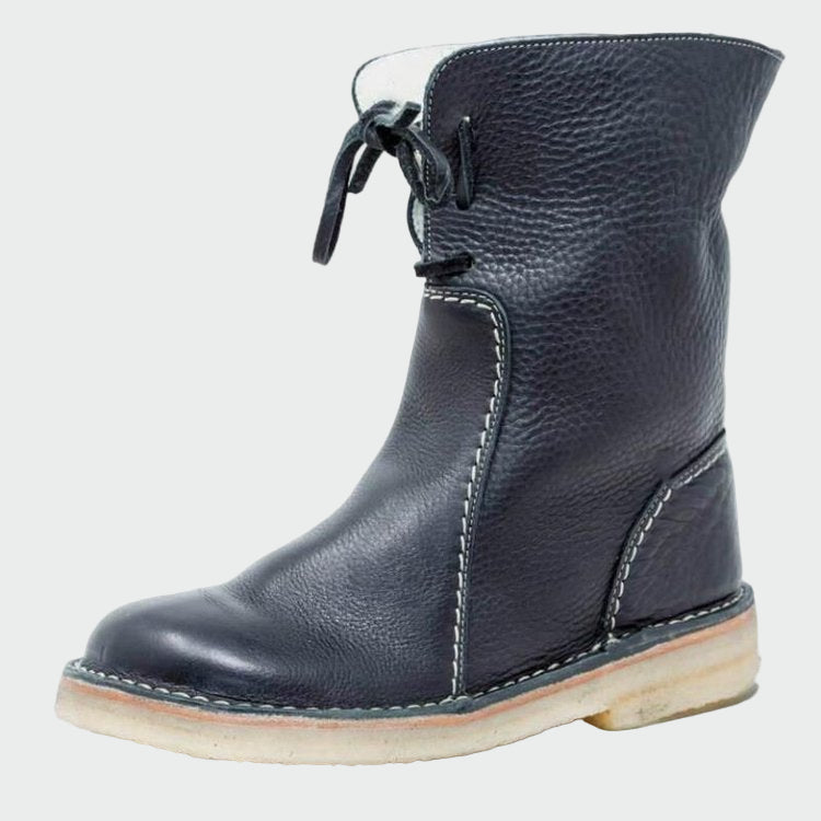 Elena | Zapatos piel impermeables lana
