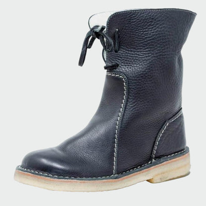 Elena | Zapatos piel impermeables lana