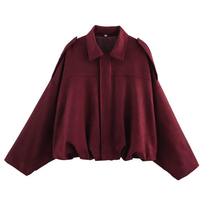 Calvera | Bomber Suede Efecto Premium