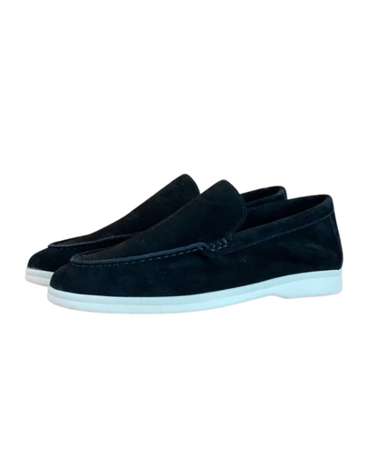 Mocasines elegantes de gamuza