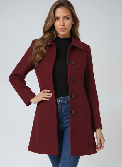 Élise™ | Abrigo Clásico de Invierno con Corte Elegante