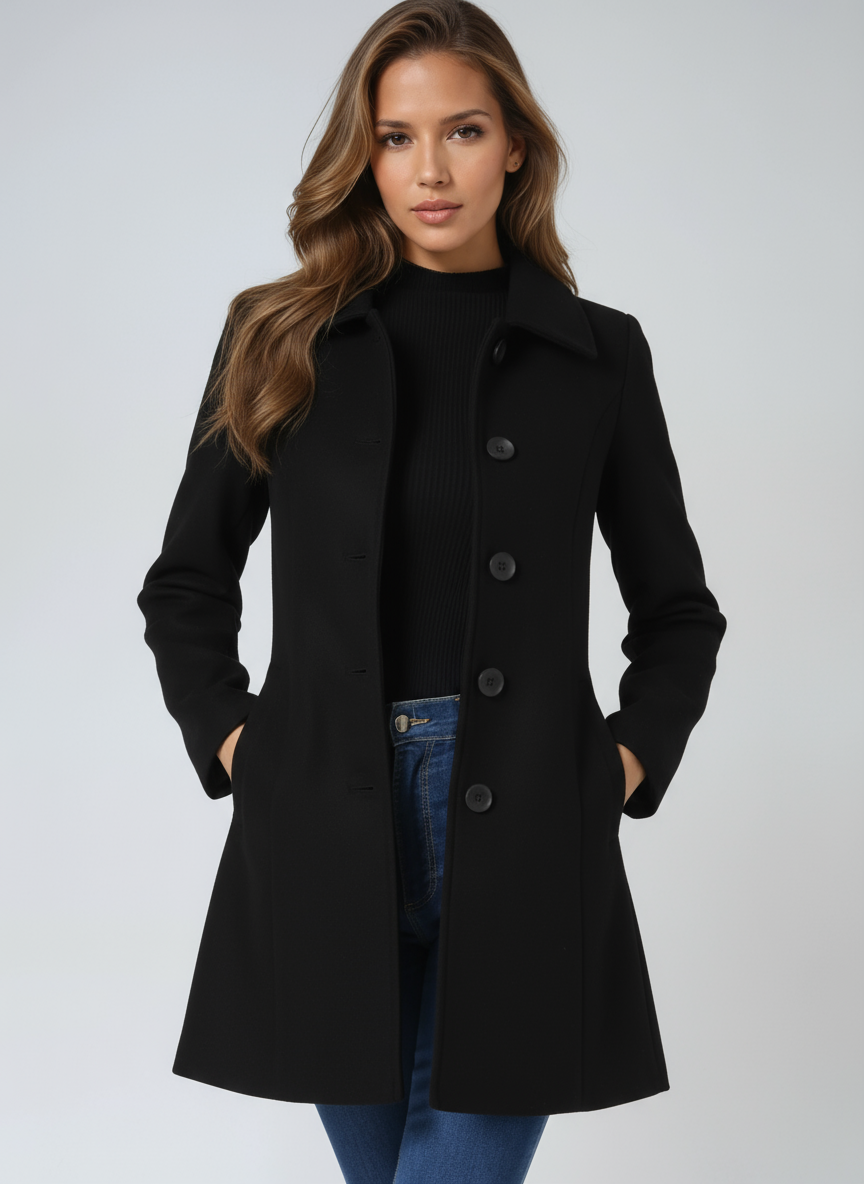 Élise™ | Abrigo Clásico de Invierno con Corte Elegante