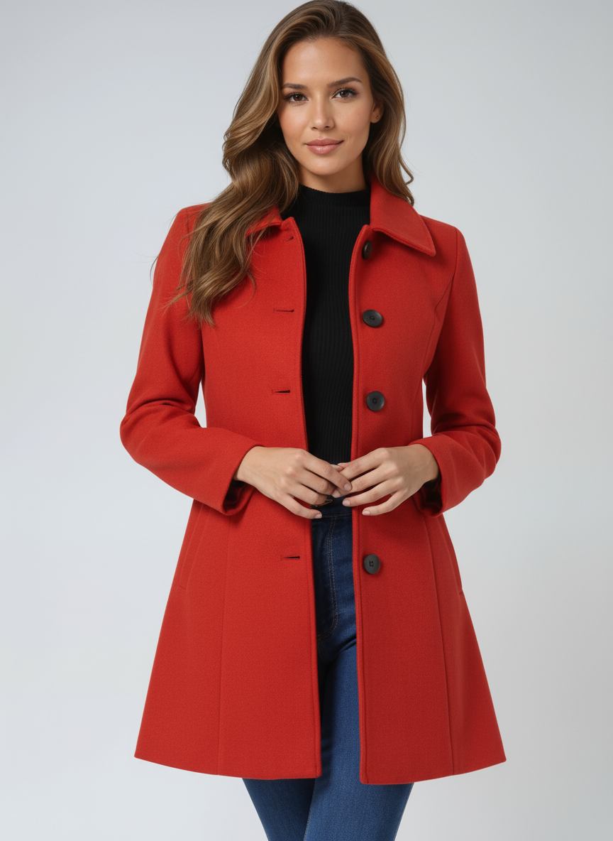 Élise™ | Abrigo Clásico de Invierno con Corte Elegante