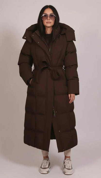 Eliza™ | Abrigo Puffer Largo de Lujo