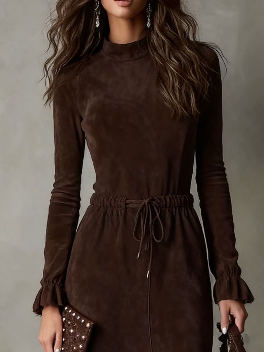 Marta | Vestido Midi Ante