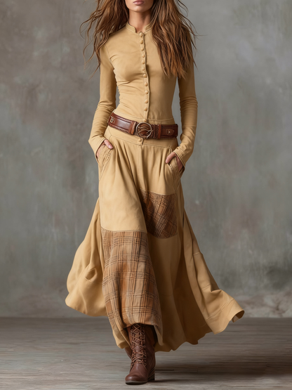Ángela | Vestido Mini Ante