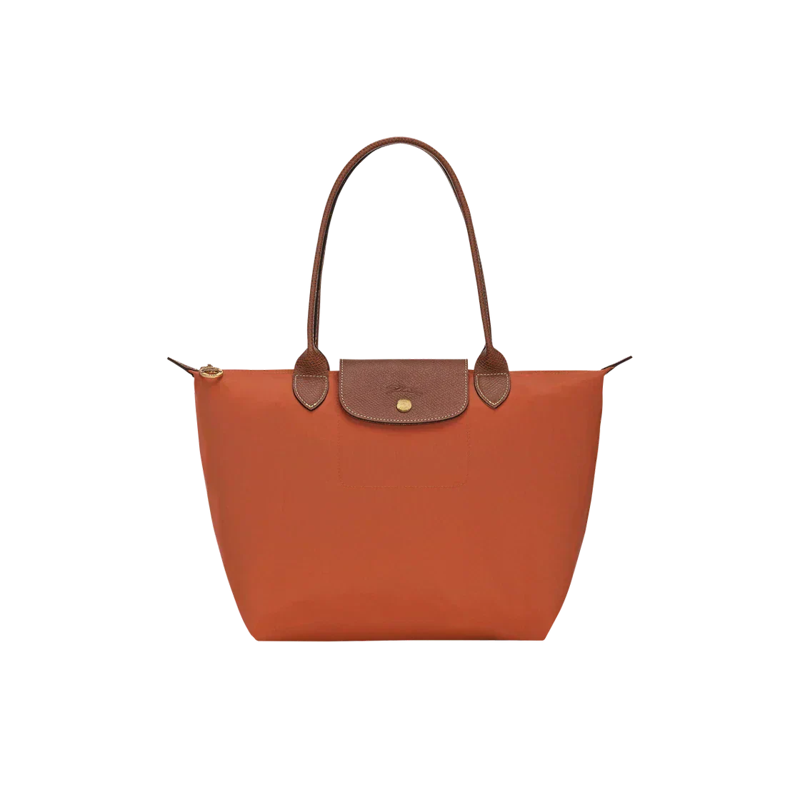 Longchamp - Bolso grande Le Pliage, Ladrillo