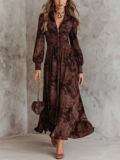 Carmen | Vestido Paisley Midi
