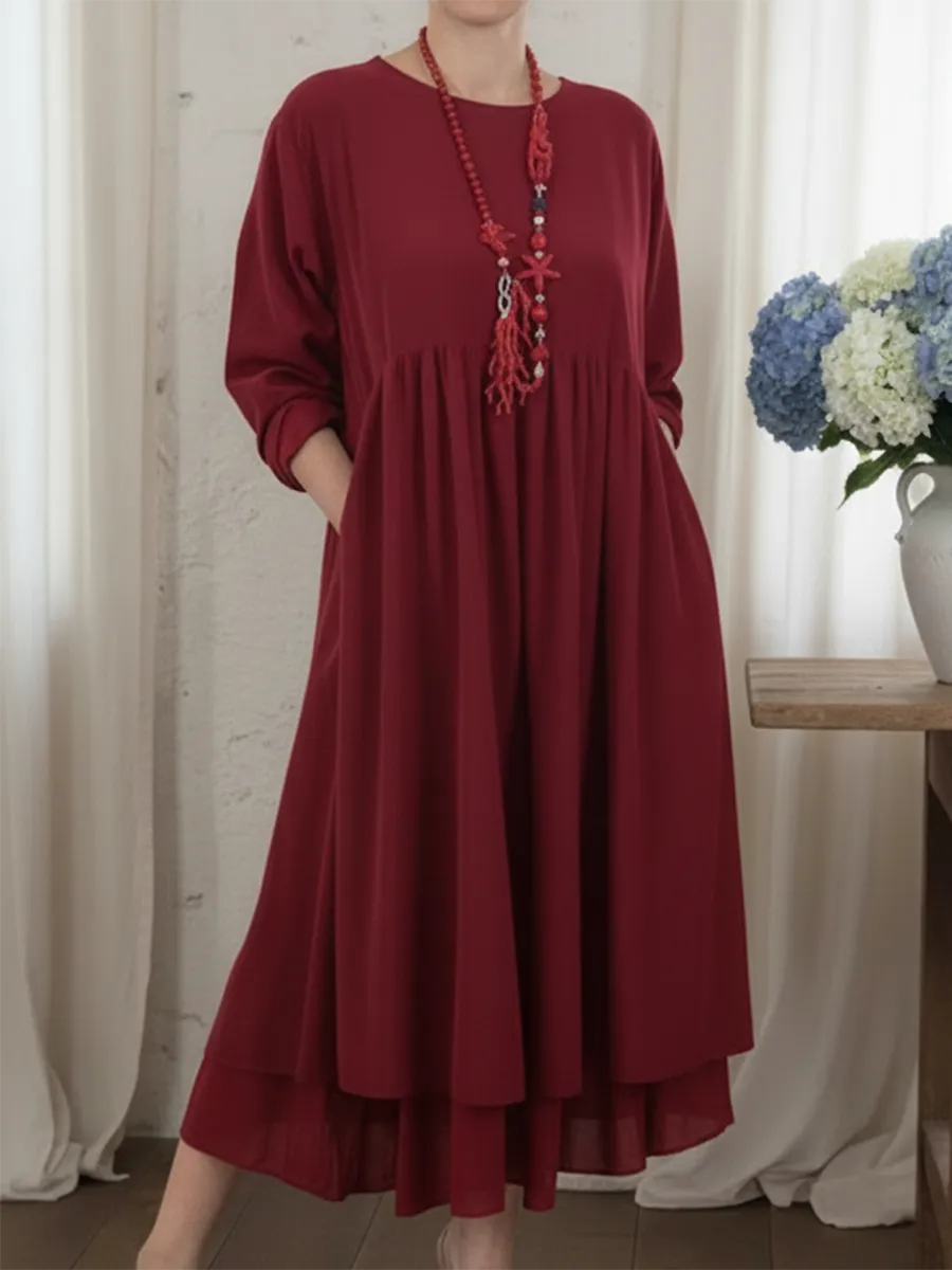 Valentina | Vestido midi relajado