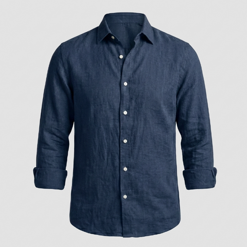 Camisa de Lino Cómoda y Flexible para Hombre