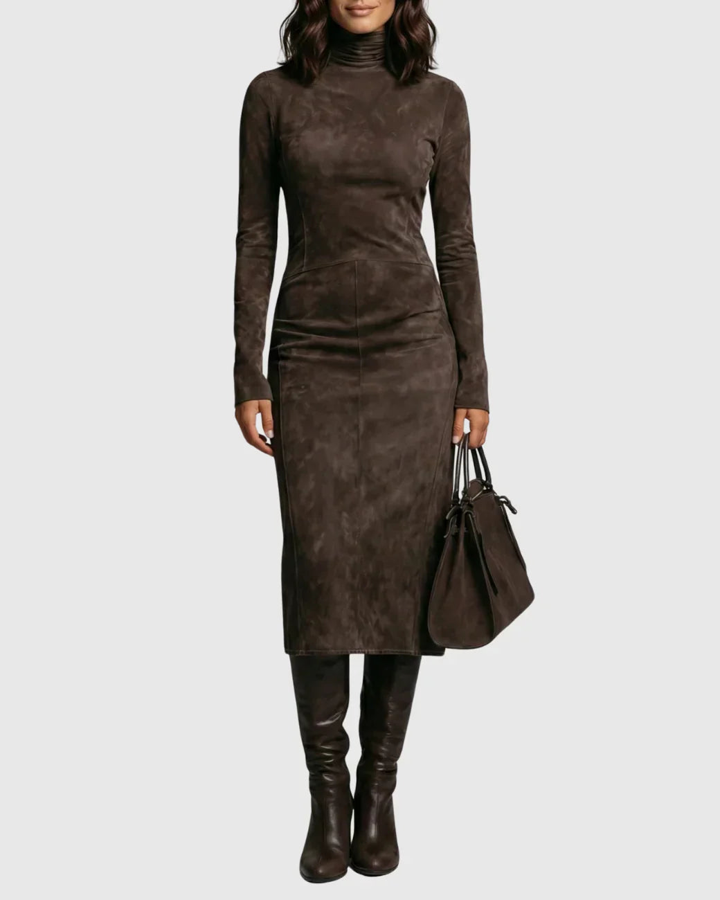Noelia™ | Vestido Elegante de Terracota