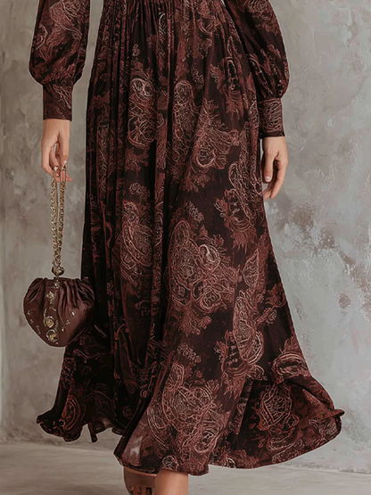 Carmen | Vestido Paisley Midi