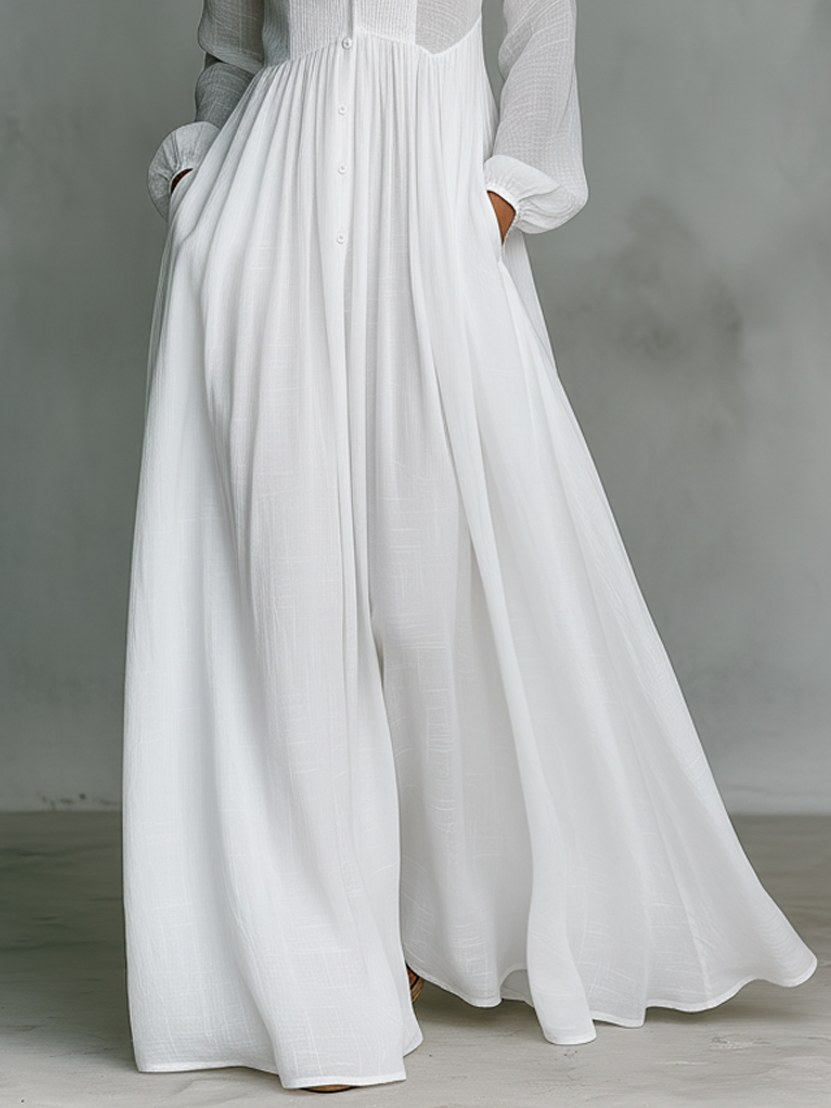 Alba | Vestido Lino Maxi