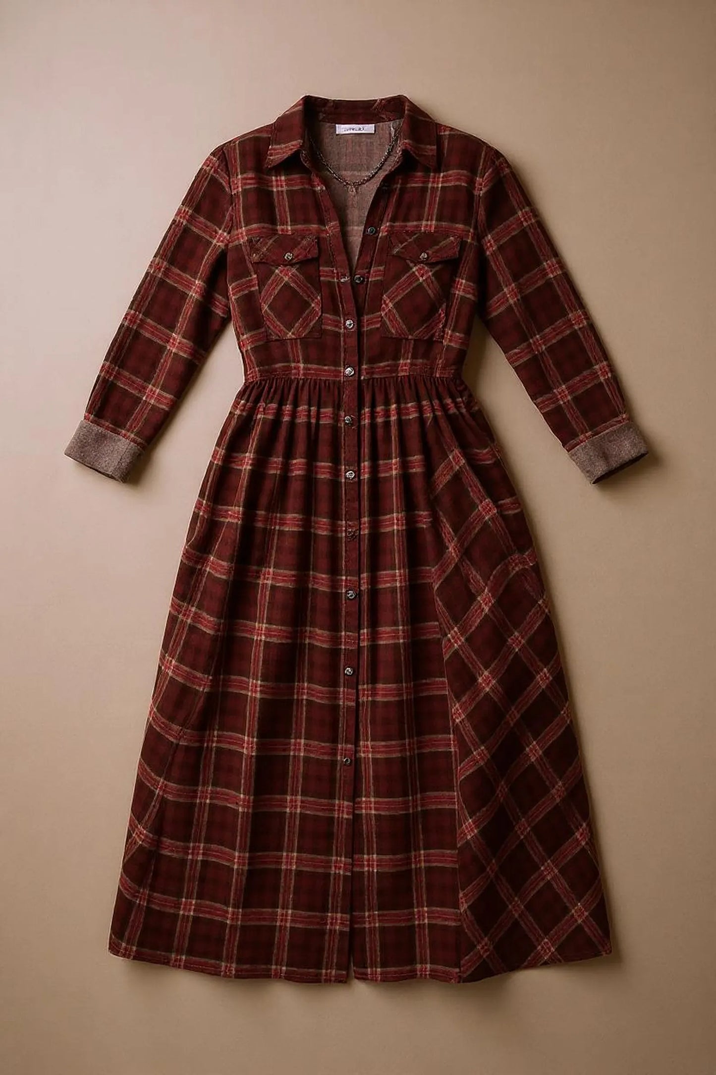 Julia | Vestido Camisero Maxi