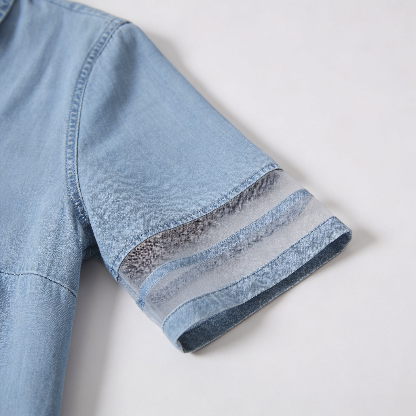 Serena | Vestido camisero de denim