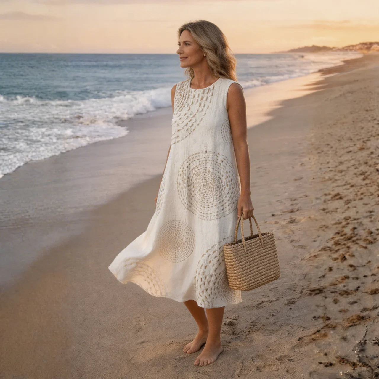Luna | Vestido Casual Retro