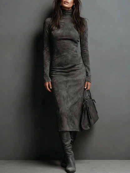 Cristina | Vestido Midi Ante