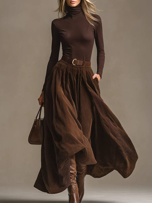 Jimena | Conjunto Punto & Falda Maxi