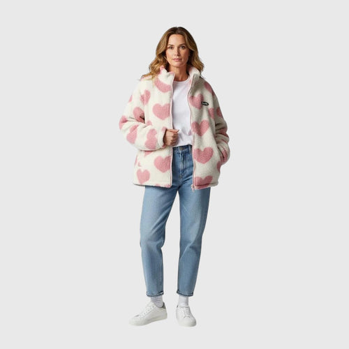 Azalea | Chaqueta Reversible con Corazón