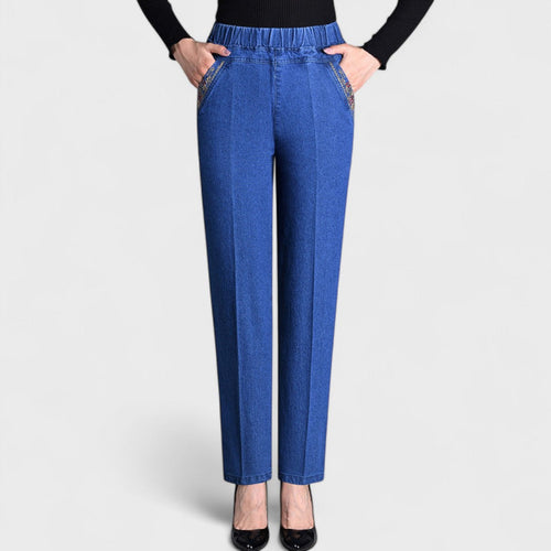 Teresa | Jeans con Bolsillos Laterales