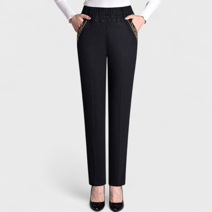 Teresa | Jeans con Bolsillos Laterales